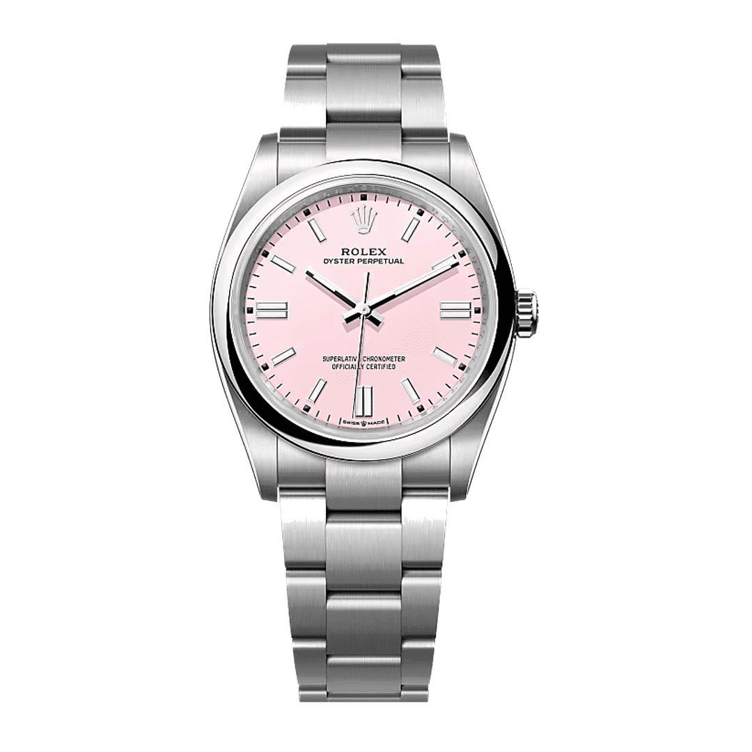 Rolex Oyster Perpetual Pink Dial